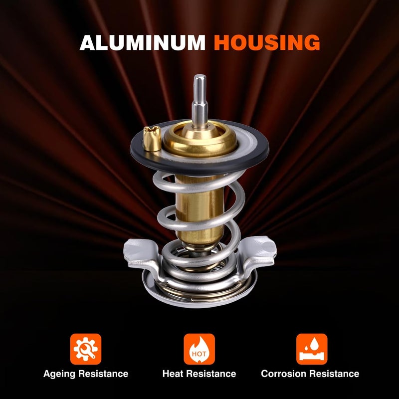 Techie Engine Thermostat 719-180 Compatible with Chevrolet Traverse 2009-2017,for GMC Acadia 2007-2016, Terrain 2010-2017 for BUICK Enclave 2008-2017 3.6L Replacement for 1601-496608 (719-180) - Image 5